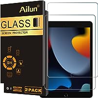 Ailun Screen Protector for iPad 9th 8th 7th Generation (10.2 Inch, iPad 9/8/7, 2021&2020&2019) Tempered Glass/Apple...